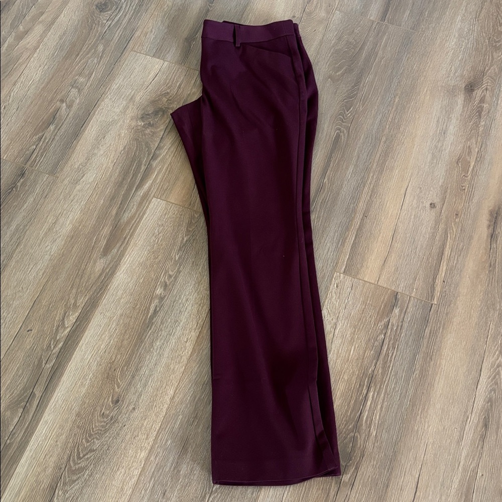 Express Editor Barely Boot Burgundy Trousers